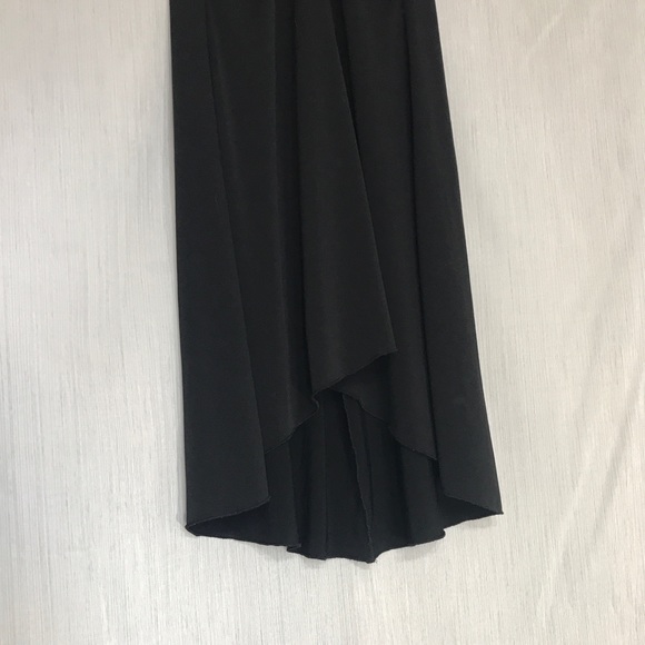 Speechless Black Sleeveless High Low Dress With Side Ruching In Women's Size Med - Picture 3 of 5